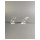 2 Swarovski Crystal  Figurines