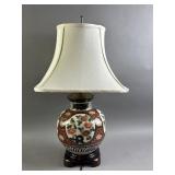 Japanese Imari Style Porcelain Table Lamp