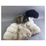 Vintage Fur Shall and Hats