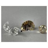 3- Swarovski Crystal Figurines