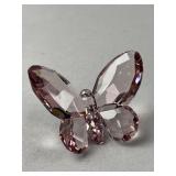 Swarovski Crystal Pink Butterfly Figurine