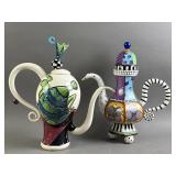 Whimsical Decorative Ceramic Pottery Teapots
