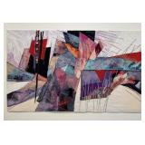 Smadar Livne Modernist Fiber Wall Art Tapestry