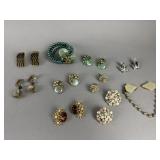 Vtg/Antq Costume Jewelry Trifari & Haskell Style