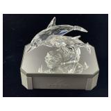 Swarovski Mother & Child Dolphin Figurine