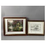 Framed/Signed/# Sketch Series & More by Kinkade