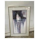 Framed/Signed/# 'Sail Away' Print by Batterman