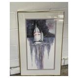 Framed/Signed/# 'Sail Away' Print by Batterman