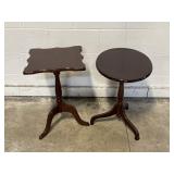 Vtg Bombay Flip-top Side Tables
