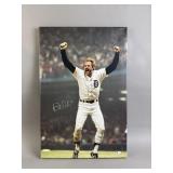 Signed Photograph of Kirk Gibson on Canvas
