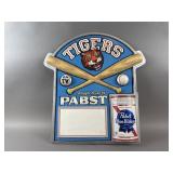 1980s Detroit Tigers Pabst Blue Ribbon Sign
