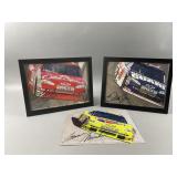 Framed/Signed NASCAR Dale Jr, Stewart & More