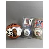 Vtg Sports Baseball & Basketball Memorabilia Lot