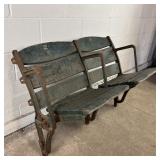 Old Tigers Stadium Seats, Antique Wrought Iron