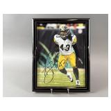 Framed & Signed Troy Polamalu Photo