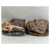 Nike KDR 1300 & Mizuno 1201 Softball Gloves