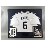 Framed/Signed Al Kaline Detroit Tigers Jersey