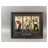 Framed Golfï¿½s Greatest Players Print