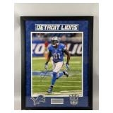 Framed/Signed Lions Calvin Johnson Megatron