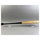 Signed Mark Canha Wooden Baseball Bat