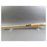 Signed Cecil Fielder Wooden Baseball Bat