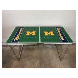 UofM Wolverines Tailgate Portable Folding Table