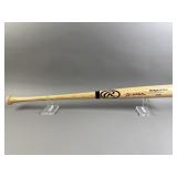 Signed Lou Whitaker Wooden Baseball Bat