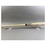 Signed Howard Johnson ï¿½84 World Series Champs Bat