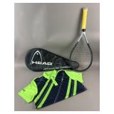 Head Beand Titanium S7 Tennis Racket & Shirt