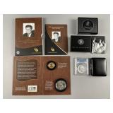 Following Hair Silver Medal 1oz & JFK Coin Set