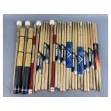Drum Sticks, NIB, Zildjian, Vader, Calato & More