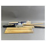 Lot of Drumsticks and CC Brushes