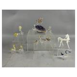 Vintage Handblown Glass Unicorn Lot