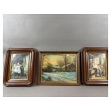 Vintage Framed Robert Wood Lithograph & More