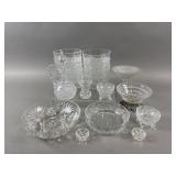Vintage Clear Glass Lot - Avon, Arcoroc & More