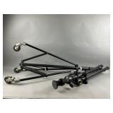(2) Heavy Duty Studio Tripods