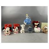 Lot of Pop Culture Themed Piggy Banks