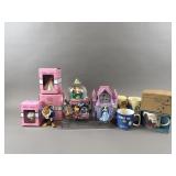 Vintage Disney Little Mermaid Snow Globe & More