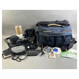 Nikon & Fuji Cameras w/ Tamrac Bag & Accessories