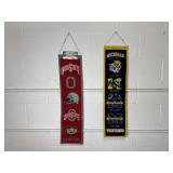 Michigan Wolverines & Ohio State Champion Banners
