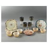 Vtg MCM Vitreon Queens Glass Tumblers & More