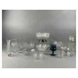 Vintage Clear Glass Dishware Lot