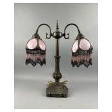 Meyda Tiffany Roussillon Two-Light Table Lamp