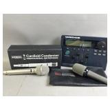 2 Professional Microphones & Desktop Master
