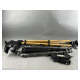 Vintage Gitzo and Ries Wooden Tripods