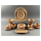 Vintage Fiestaware Apricot Dinnerware