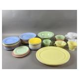 Vintage Fire King Moderntone Dinnerware Set