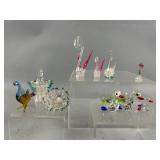 Vintage Handblown Glass Figurine Lot