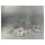Vintage Clear Uranium Crystal (GLOWS)