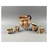 Vtg Royal Doulton Toby Lot
